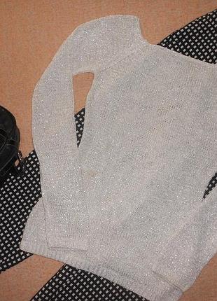 Свитер с серебренным вплетением  - pimkie 42-44 размер