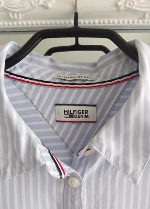 Стильная фирменная рубашка от tommy Shoulder boot оригинал ☝🏻4 фото