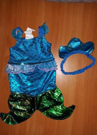Одяг на ляльок костюм русалки для ляльок1 фото
