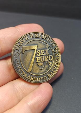 Сувенирная монета, монета для принятия решений, фартовая монета, подарочная монета.1 фото