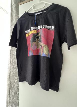 Zara & disney футболка c-m принт
