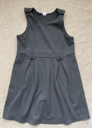 Плотный трикотажный сарафан tu школа