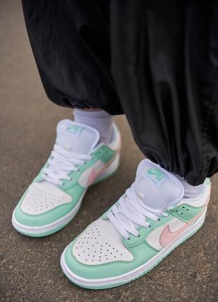 Кросівки nike sb dunk low mint pink 36-402 фото