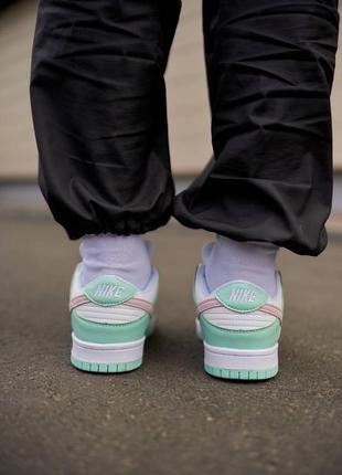 Кросівки nike sb dunk low mint pink 36-403 фото