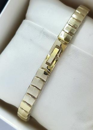 Жіночий наручний годинник золотого кольору на тонкому браслеті4 фото