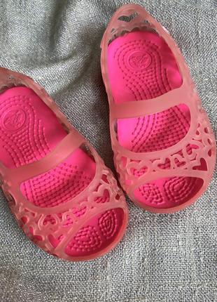 Туфлі балетки crocs оригинал с6 наш 22/232 фото