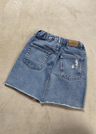 Юбка джинсовая для девочки подростка5 фото