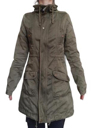Куртка h&m коттон р s/44 хаки