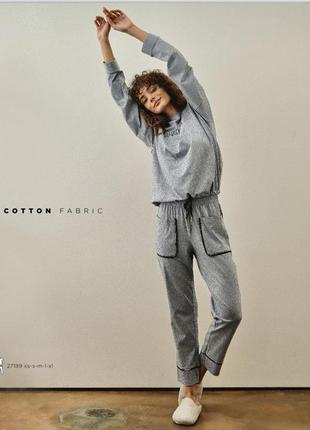 Жіночий домашній костюм hays розмір xs голубий колір 27189