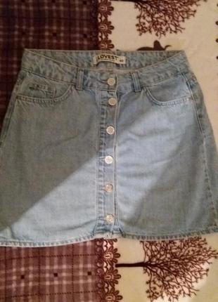 Джинсовая юбка