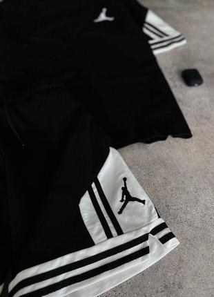 Комплект мужской базовый jordan футболка шорты турция / костюм мужской футболка джордан шорти2 фото