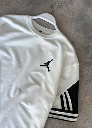Комплект мужской базовый jordan футболка шорты турция / костюм мужской футболка джордан шорти5 фото