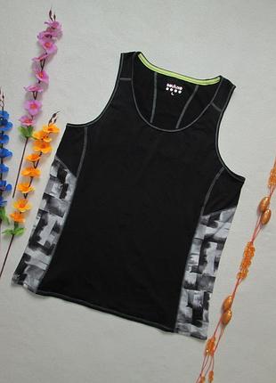 Суперовая спортивная майка с мраморными вставками большого размера souluxe.