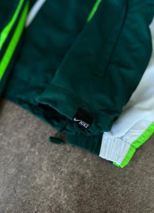 Костюм мужской олимпийка штаны nike белый зеленый / комплект чоловічий олімпійка кофта штани найк3 фото