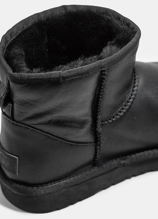 Мужские угги кожаные ugg classic mini7 фото