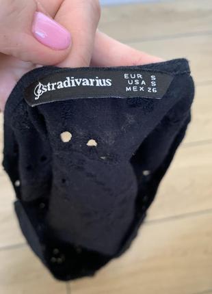 Блуза топ з прошви stradivarius 3