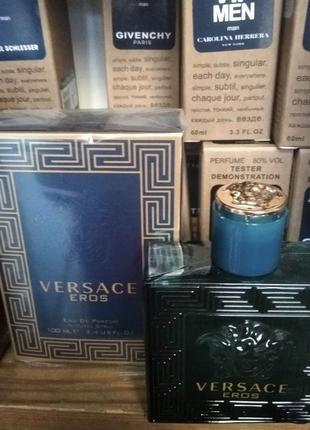 Versace eros 100 мл туалетна вода версаче ерос духи чоловічі4 фото