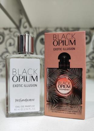 Женский мини парфюм в стиле yves saint laurent black opium exotic illusion 60 мл1 фото