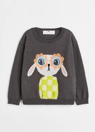 Кофта свитер джемпер тонкой вязки для девочки от h&m