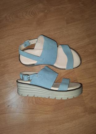 Розпродаж !!! шкіряні босоніжки musse&cloud (іспанія)