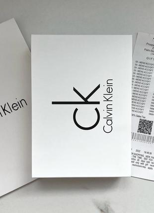 Чоловічий ремінь calvin klein з 2 пряжками чорний на подарунок / подарунковий набір7 фото