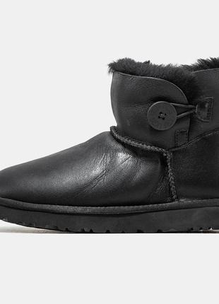 Женские угги ugg classic mini bailey button