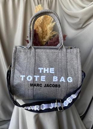 Сумка marc jacobs tote bag grey