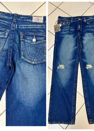 Вінтажні джинси true religion bobby godiva(usa,cottone)1 фото