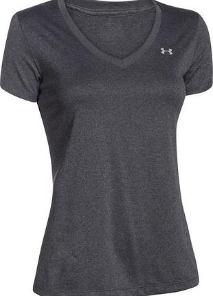 Класна фірмова спортивна футболка сірий меланж under armour оригінал.