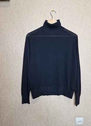 Качественный свитер, джемпер из ультратонкой мериносовой шерсти marks & spencer