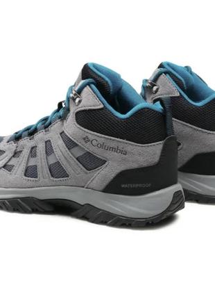 Трекінгові черевики columbia redmond iii mid waterproof bm0168 сірий2 фото