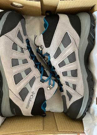 Треккинговые ботинки columbia redmond iii mid waterproof bm0168 серый4 фото
