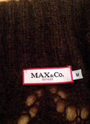 Кофта кардиган свитер вязаный теплый мохеровый от max mara оригинал3 фото