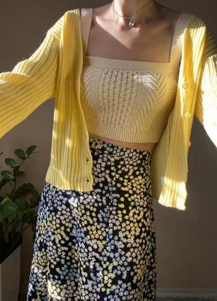 Юбка юбка в цветочный принт7 фото