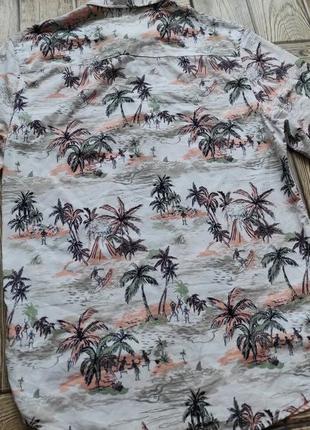 Оригинальная гавайская летняя рубашка h&m divided скелеты5 фото