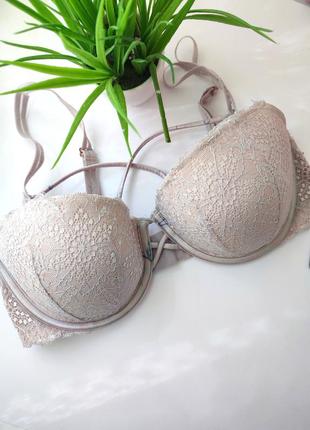 Бюстик бюстгальтер victoria's secret pink 36d 80d push up