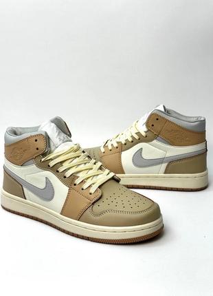 Женские кроссовки nike air jordan 1 mid