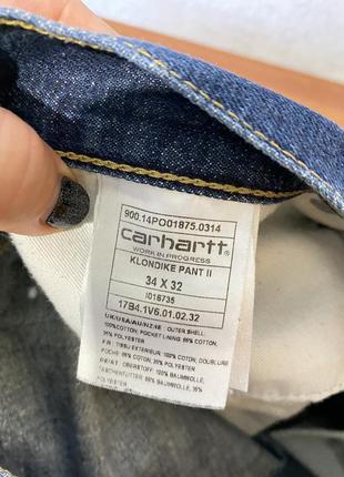 Круті джинси carhartt 34 l розміру6 фото