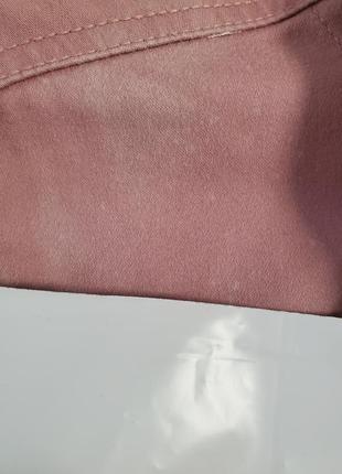 Красивый стильный коттоновый жакет лёгкая куртка цвет бодрящая роза9 фото