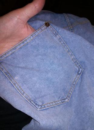 Супер-стрейч-"джинсовая",трикотажная юбка с карманами,большого размера,турция,george6 фото