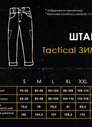 Штани карго чоловічі зимові з кишенями чорні pobedov trousers tactical зима8 фото