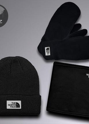 Комплект зимовий шапка + баф + рукавиці (рукавички) thrasher до -25 * с сірий | комплект чоловічий жіночий теплий6 фото