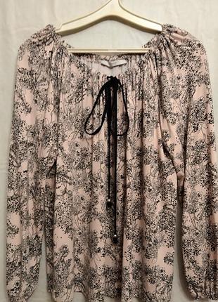 Кофточка, футболка з довгим рукавом, батал, 56 розмір.