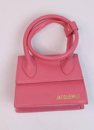 Сумочка  jacquemus  le chiquito noeud pink