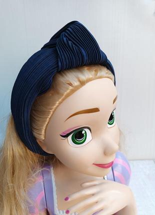 Обруч обідок next для волосся темно-синього кольору.