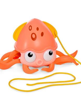 Интеллектуальная игрушка "осьминог" в коробке bambi qc23y развивающая игрушка. оранжевый1 фото