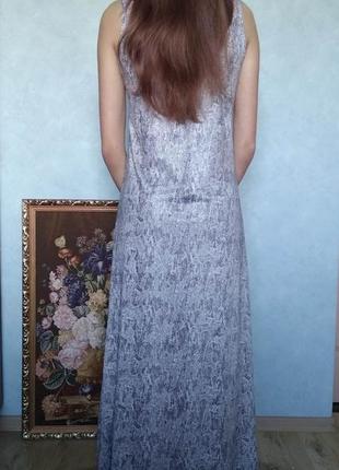 Приличное вечернее платье numph с драпировкой /змеиный принт /м/довга сукня4 фото
