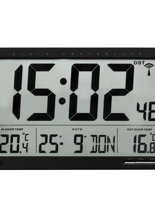 Настінний годинник з внутрішньою/зовнішньою температурою tfa (60451001)