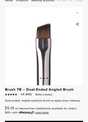 Кисть для бровей anastasia beverly hills brush 7b4 фото