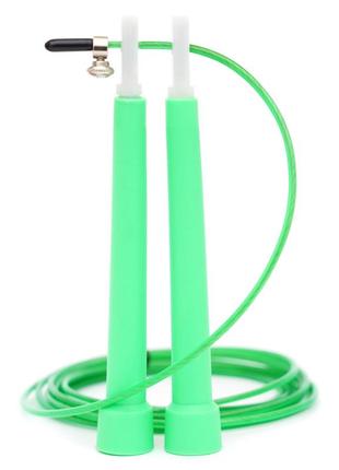 Скакалка швидкісна для кросфіту cornix speed rope basic xr-0165 green poland